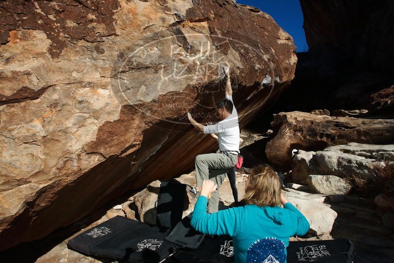 Bouldering in Hueco Tanks on 12/22/2018 with Blue Lizard Climbing and Yoga

Filename: SRM_20181222_1159580.jpg
Aperture: f/9.0
Shutter Speed: 1/250
Body: Canon EOS-1D Mark II
Lens: Canon EF 16-35mm f/2.8 L