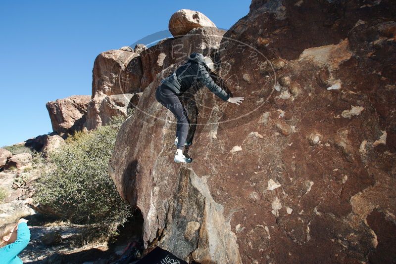 Bouldering in Hueco Tanks on 12/22/2018 with Blue Lizard Climbing and Yoga

Filename: SRM_20181222_1327360.jpg
Aperture: f/5.6
Shutter Speed: 1/250
Body: Canon EOS-1D Mark II
Lens: Canon EF 16-35mm f/2.8 L