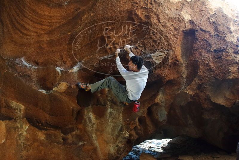 Bouldering in Hueco Tanks on 12/22/2018 with Blue Lizard Climbing and Yoga

Filename: SRM_20181222_1457210.jpg
Aperture: f/4.0
Shutter Speed: 1/160
Body: Canon EOS-1D Mark II
Lens: Canon EF 16-35mm f/2.8 L