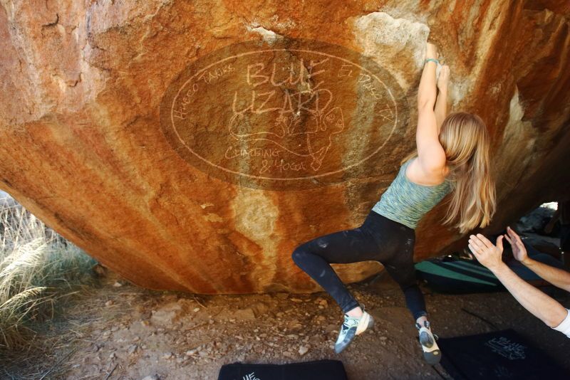 Bouldering in Hueco Tanks on 12/22/2018 with Blue Lizard Climbing and Yoga

Filename: SRM_20181222_1717520.jpg
Aperture: f/4.0
Shutter Speed: 1/320
Body: Canon EOS-1D Mark II
Lens: Canon EF 16-35mm f/2.8 L