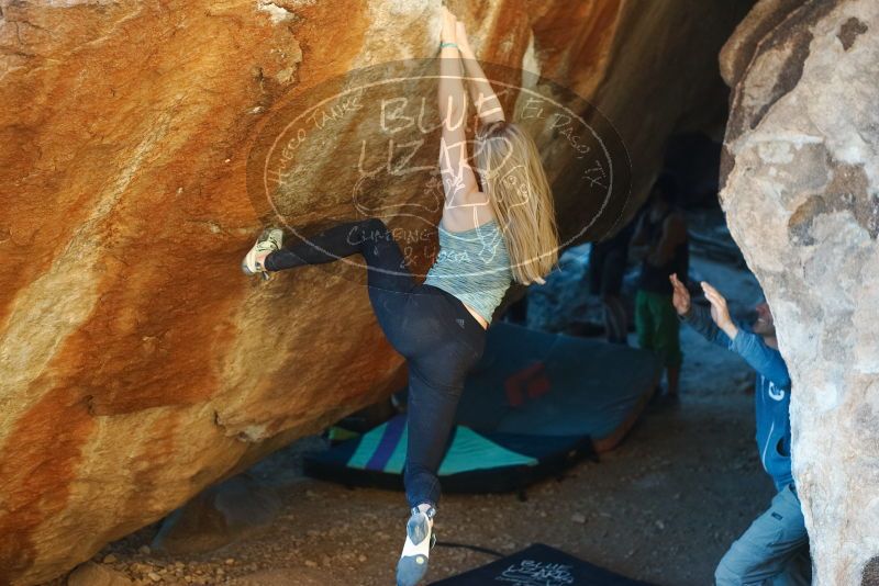 Bouldering in Hueco Tanks on 12/22/2018 with Blue Lizard Climbing and Yoga

Filename: SRM_20181222_1731202.jpg
Aperture: f/2.8
Shutter Speed: 1/320
Body: Canon EOS-1D Mark II
Lens: Canon EF 50mm f/1.8 II