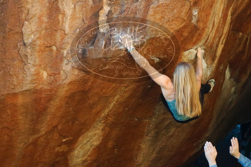 Bouldering in Hueco Tanks on 12/22/2018 with Blue Lizard Climbing and Yoga

Filename: SRM_20181222_1731301.jpg
Aperture: f/3.5
Shutter Speed: 1/400
Body: Canon EOS-1D Mark II
Lens: Canon EF 50mm f/1.8 II