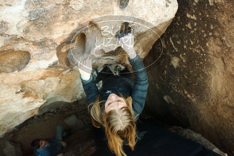 Bouldering in Hueco Tanks on 12/22/2018 with Blue Lizard Climbing and Yoga

Filename: SRM_20181222_1757160.jpg
Aperture: f/4.5
Shutter Speed: 1/160
Body: Canon EOS-1D Mark II
Lens: Canon EF 16-35mm f/2.8 L