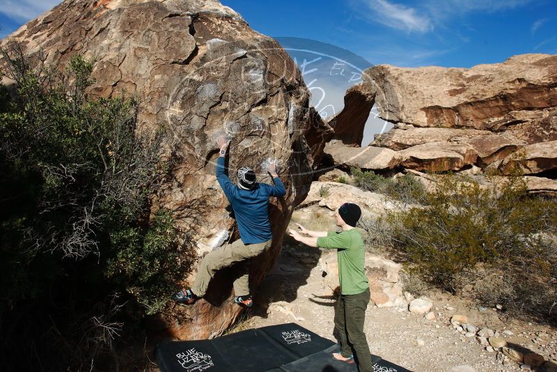 Bouldering in Hueco Tanks on 12/23/2018 with Blue Lizard Climbing and Yoga

Filename: SRM_20181223_1051090.jpg
Aperture: f/5.6
Shutter Speed: 1/500
Body: Canon EOS-1D Mark II
Lens: Canon EF 16-35mm f/2.8 L