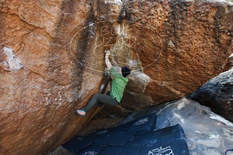 Bouldering in Hueco Tanks on 12/23/2018 with Blue Lizard Climbing and Yoga

Filename: SRM_20181223_1123490.jpg
Aperture: f/4.0
Shutter Speed: 1/250
Body: Canon EOS-1D Mark II
Lens: Canon EF 16-35mm f/2.8 L