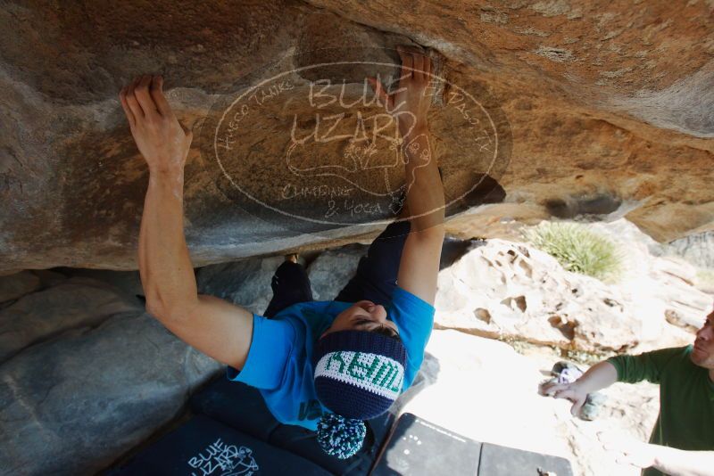 Bouldering in Hueco Tanks on 12/23/2018 with Blue Lizard Climbing and Yoga

Filename: SRM_20181223_1226260.jpg
Aperture: f/5.6
Shutter Speed: 1/250
Body: Canon EOS-1D Mark II
Lens: Canon EF 16-35mm f/2.8 L