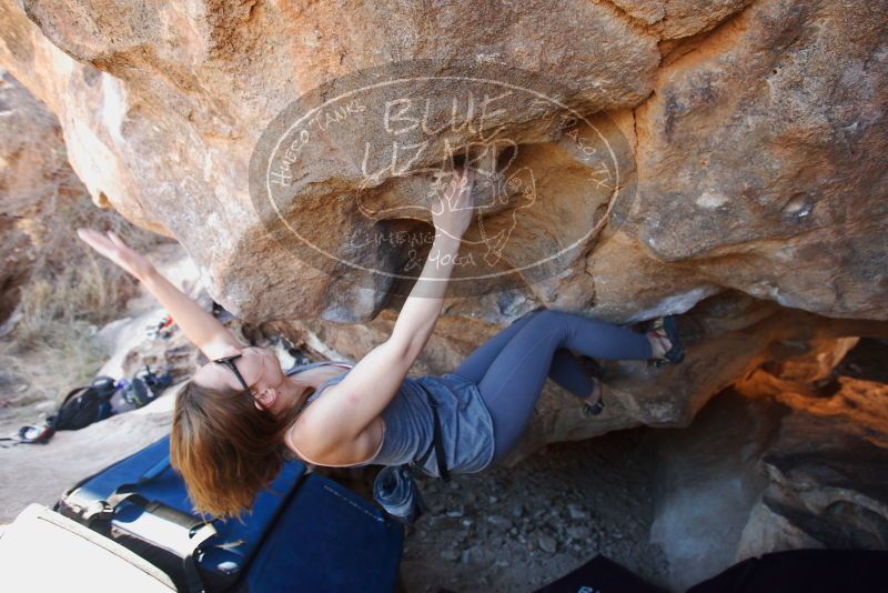 Bouldering in Hueco Tanks on 12/23/2018 with Blue Lizard Climbing and Yoga

Filename: SRM_20181223_1350330.jpg
Aperture: f/4.0
Shutter Speed: 1/200
Body: Canon EOS-1D Mark II
Lens: Canon EF 16-35mm f/2.8 L