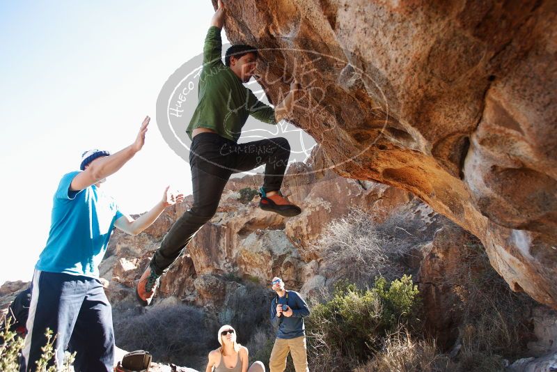 Bouldering in Hueco Tanks on 12/23/2018 with Blue Lizard Climbing and Yoga

Filename: SRM_20181223_1351070.jpg
Aperture: f/4.0
Shutter Speed: 1/1000
Body: Canon EOS-1D Mark II
Lens: Canon EF 16-35mm f/2.8 L