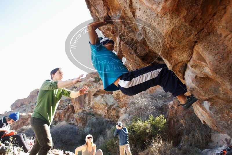 Bouldering in Hueco Tanks on 12/23/2018 with Blue Lizard Climbing and Yoga

Filename: SRM_20181223_1354331.jpg
Aperture: f/4.0
Shutter Speed: 1/800
Body: Canon EOS-1D Mark II
Lens: Canon EF 16-35mm f/2.8 L