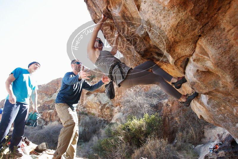 Bouldering in Hueco Tanks on 12/23/2018 with Blue Lizard Climbing and Yoga

Filename: SRM_20181223_1359580.jpg
Aperture: f/4.0
Shutter Speed: 1/800
Body: Canon EOS-1D Mark II
Lens: Canon EF 16-35mm f/2.8 L