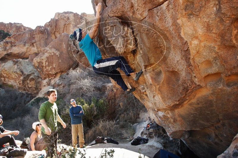 Bouldering in Hueco Tanks on 12/23/2018 with Blue Lizard Climbing and Yoga

Filename: SRM_20181223_1401500.jpg
Aperture: f/5.6
Shutter Speed: 1/250
Body: Canon EOS-1D Mark II
Lens: Canon EF 16-35mm f/2.8 L