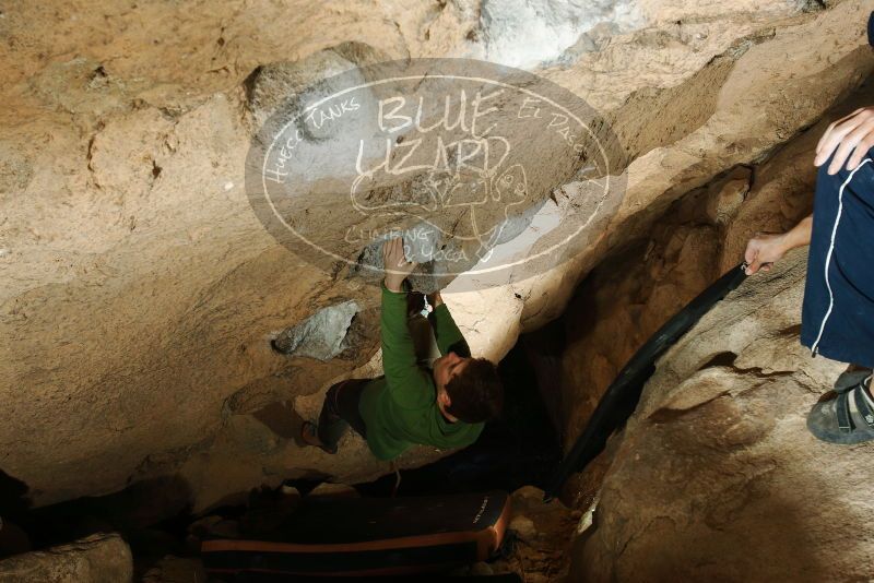 Bouldering in Hueco Tanks on 12/23/2018 with Blue Lizard Climbing and Yoga

Filename: SRM_20181223_1541100.jpg
Aperture: f/8.0
Shutter Speed: 1/250
Body: Canon EOS-1D Mark II
Lens: Canon EF 16-35mm f/2.8 L