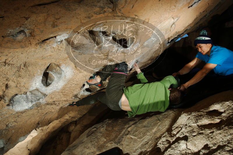 Bouldering in Hueco Tanks on 12/23/2018 with Blue Lizard Climbing and Yoga

Filename: SRM_20181223_1542100.jpg
Aperture: f/8.0
Shutter Speed: 1/250
Body: Canon EOS-1D Mark II
Lens: Canon EF 16-35mm f/2.8 L