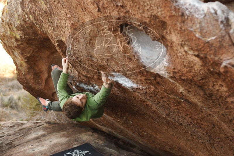 Bouldering in Hueco Tanks on 12/23/2018 with Blue Lizard Climbing and Yoga

Filename: SRM_20181223_1653450.jpg
Aperture: f/2.8
Shutter Speed: 1/400
Body: Canon EOS-1D Mark II
Lens: Canon EF 50mm f/1.8 II