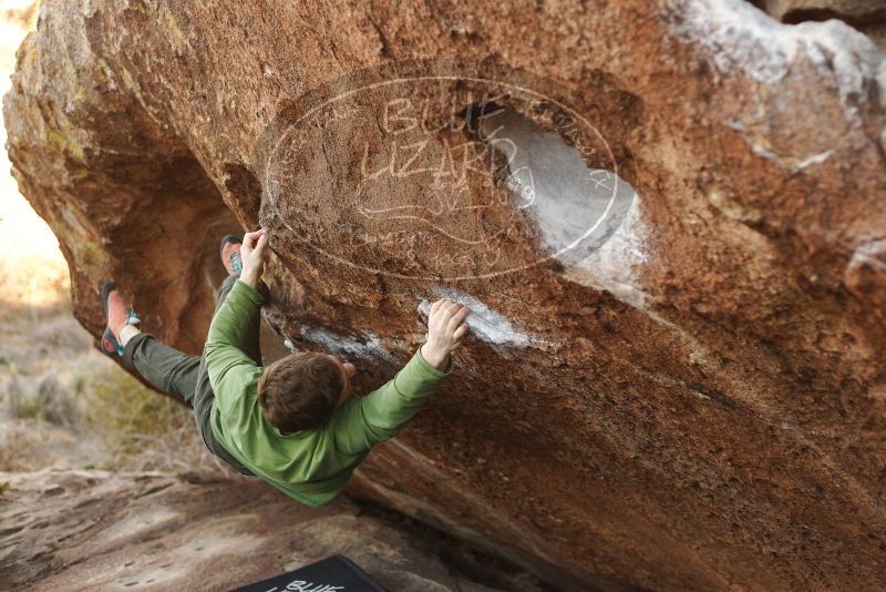 Bouldering in Hueco Tanks on 12/23/2018 with Blue Lizard Climbing and Yoga

Filename: SRM_20181223_1653451.jpg
Aperture: f/2.8
Shutter Speed: 1/400
Body: Canon EOS-1D Mark II
Lens: Canon EF 50mm f/1.8 II