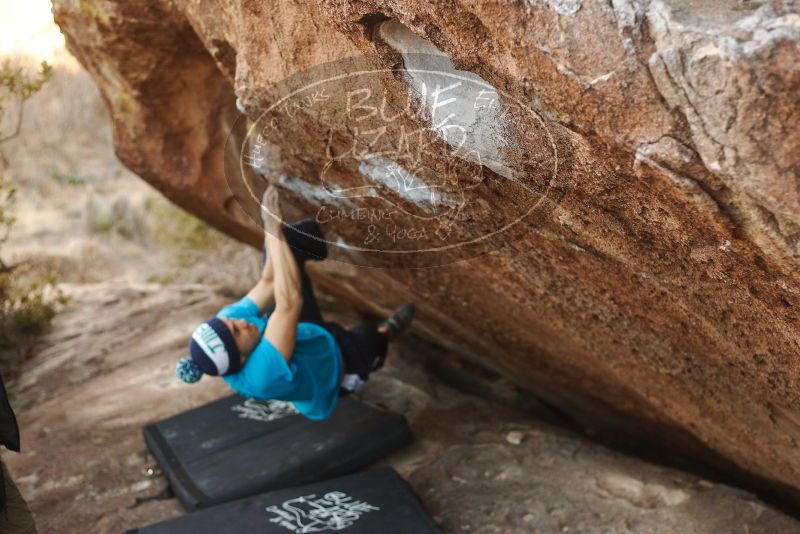 Bouldering in Hueco Tanks on 12/23/2018 with Blue Lizard Climbing and Yoga

Filename: SRM_20181223_1701090.jpg
Aperture: f/2.8
Shutter Speed: 1/320
Body: Canon EOS-1D Mark II
Lens: Canon EF 50mm f/1.8 II