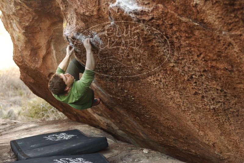 Bouldering in Hueco Tanks on 12/23/2018 with Blue Lizard Climbing and Yoga

Filename: SRM_20181223_1702530.jpg
Aperture: f/2.8
Shutter Speed: 1/250
Body: Canon EOS-1D Mark II
Lens: Canon EF 50mm f/1.8 II