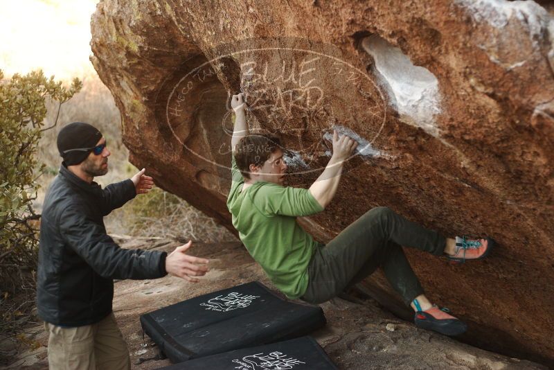 Bouldering in Hueco Tanks on 12/23/2018 with Blue Lizard Climbing and Yoga

Filename: SRM_20181223_1704310.jpg
Aperture: f/2.8
Shutter Speed: 1/400
Body: Canon EOS-1D Mark II
Lens: Canon EF 50mm f/1.8 II