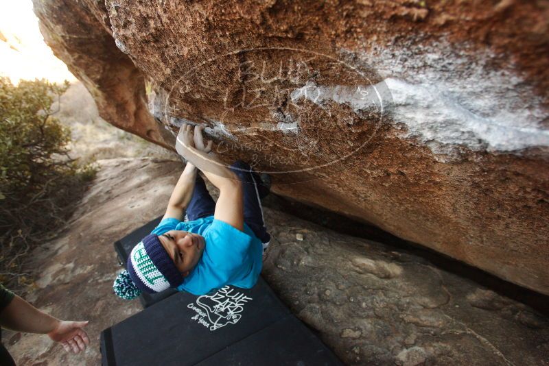 Bouldering in Hueco Tanks on 12/23/2018 with Blue Lizard Climbing and Yoga

Filename: SRM_20181223_1712110.jpg
Aperture: f/4.0
Shutter Speed: 1/250
Body: Canon EOS-1D Mark II
Lens: Canon EF 16-35mm f/2.8 L