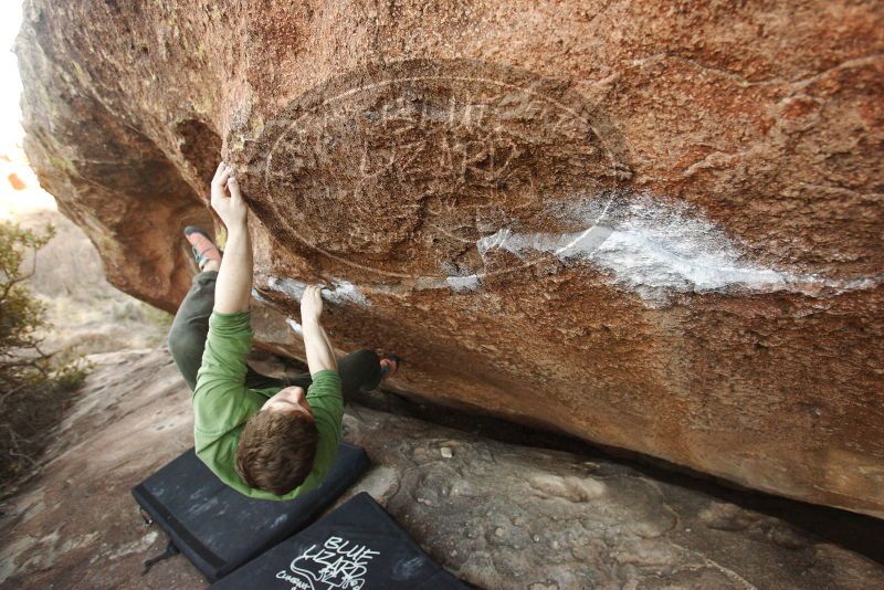 Bouldering in Hueco Tanks on 12/23/2018 with Blue Lizard Climbing and Yoga

Filename: SRM_20181223_1714470.jpg
Aperture: f/4.0
Shutter Speed: 1/200
Body: Canon EOS-1D Mark II
Lens: Canon EF 16-35mm f/2.8 L