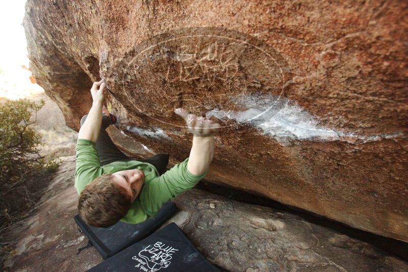 Bouldering in Hueco Tanks on 12/23/2018 with Blue Lizard Climbing and Yoga

Filename: SRM_20181223_1714520.jpg
Aperture: f/4.0
Shutter Speed: 1/250
Body: Canon EOS-1D Mark II
Lens: Canon EF 16-35mm f/2.8 L