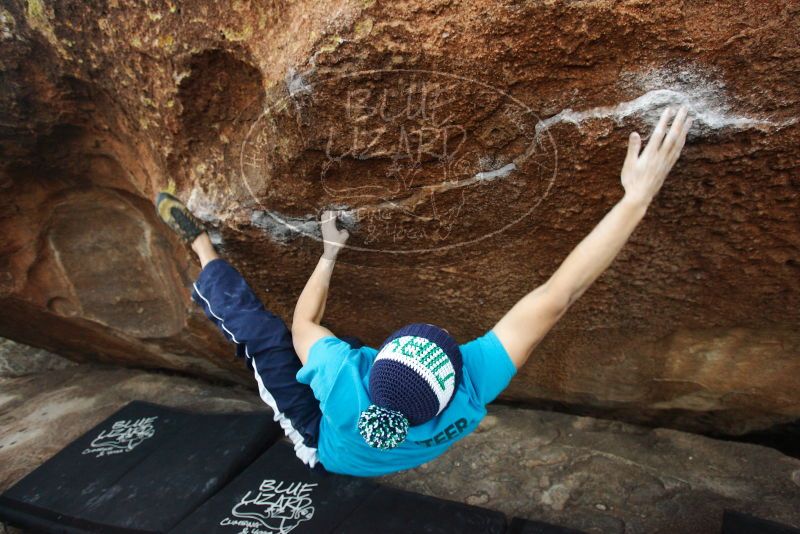 Bouldering in Hueco Tanks on 12/23/2018 with Blue Lizard Climbing and Yoga

Filename: SRM_20181223_1723240.jpg
Aperture: f/4.0
Shutter Speed: 1/250
Body: Canon EOS-1D Mark II
Lens: Canon EF 16-35mm f/2.8 L