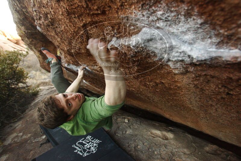 Bouldering in Hueco Tanks on 12/23/2018 with Blue Lizard Climbing and Yoga

Filename: SRM_20181223_1724390.jpg
Aperture: f/4.0
Shutter Speed: 1/250
Body: Canon EOS-1D Mark II
Lens: Canon EF 16-35mm f/2.8 L