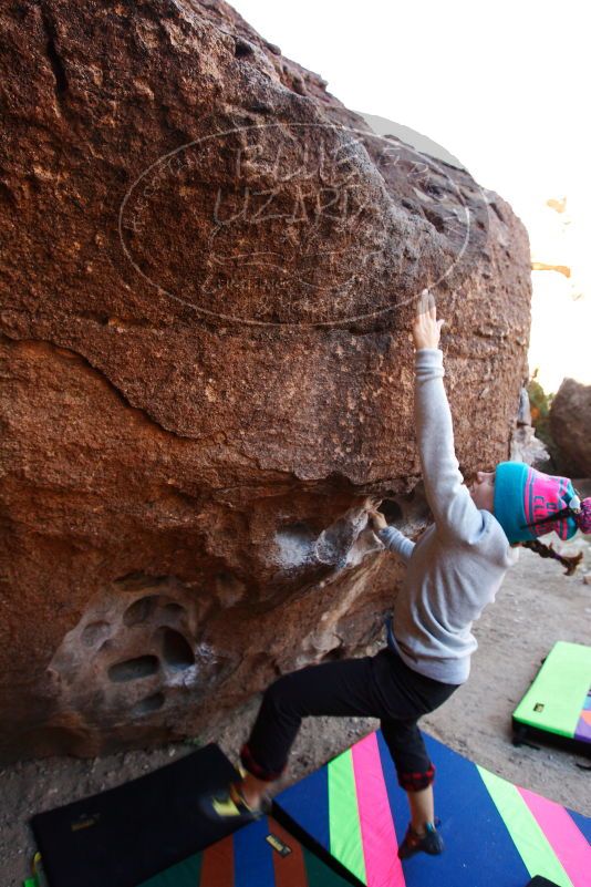 Bouldering in Hueco Tanks on 12/24/2018 with Blue Lizard Climbing and Yoga

Filename: SRM_20181224_1037571.jpg
Aperture: f/4.0
Shutter Speed: 1/200
Body: Canon EOS-1D Mark II
Lens: Canon EF 16-35mm f/2.8 L