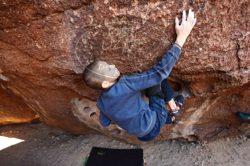 Bouldering in Hueco Tanks on 12/24/2018 with Blue Lizard Climbing and Yoga

Filename: SRM_20181224_1038210.jpg
Aperture: f/4.0
Shutter Speed: 1/160
Body: Canon EOS-1D Mark II
Lens: Canon EF 16-35mm f/2.8 L