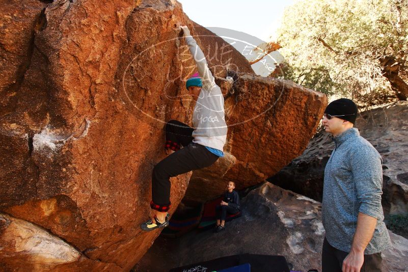 Bouldering in Hueco Tanks on 12/24/2018 with Blue Lizard Climbing and Yoga

Filename: SRM_20181224_1058380.jpg
Aperture: f/5.6
Shutter Speed: 1/320
Body: Canon EOS-1D Mark II
Lens: Canon EF 16-35mm f/2.8 L