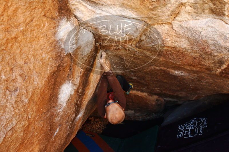 Bouldering in Hueco Tanks on 12/24/2018 with Blue Lizard Climbing and Yoga

Filename: SRM_20181224_1106590.jpg
Aperture: f/4.5
Shutter Speed: 1/200
Body: Canon EOS-1D Mark II
Lens: Canon EF 16-35mm f/2.8 L