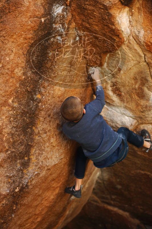 Bouldering in Hueco Tanks on 12/24/2018 with Blue Lizard Climbing and Yoga

Filename: SRM_20181224_1118580.jpg
Aperture: f/2.8
Shutter Speed: 1/500
Body: Canon EOS-1D Mark II
Lens: Canon EF 50mm f/1.8 II