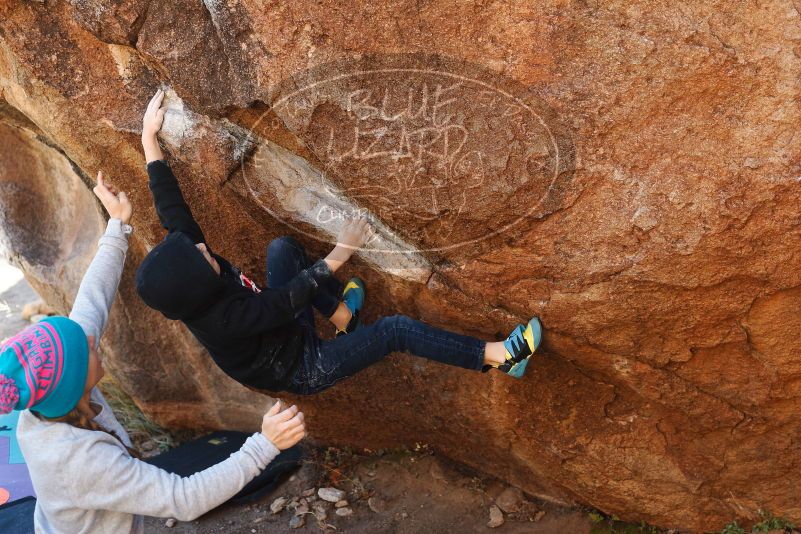 Bouldering in Hueco Tanks on 12/24/2018 with Blue Lizard Climbing and Yoga

Filename: SRM_20181224_1127220.jpg
Aperture: f/3.5
Shutter Speed: 1/250
Body: Canon EOS-1D Mark II
Lens: Canon EF 50mm f/1.8 II