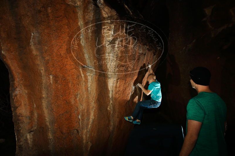 Bouldering in Hueco Tanks on 12/24/2018 with Blue Lizard Climbing and Yoga

Filename: SRM_20181224_1617340.jpg
Aperture: f/8.0
Shutter Speed: 1/250
Body: Canon EOS-1D Mark II
Lens: Canon EF 16-35mm f/2.8 L