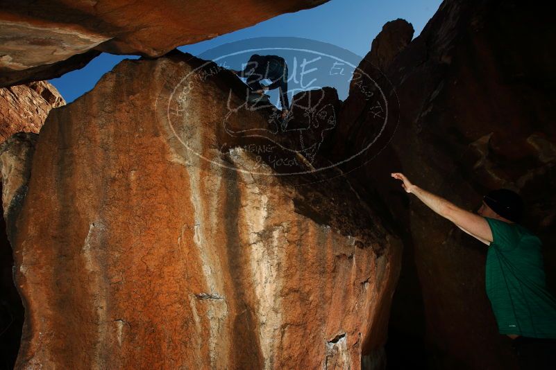 Bouldering in Hueco Tanks on 12/24/2018 with Blue Lizard Climbing and Yoga

Filename: SRM_20181224_1620500.jpg
Aperture: f/8.0
Shutter Speed: 1/250
Body: Canon EOS-1D Mark II
Lens: Canon EF 16-35mm f/2.8 L