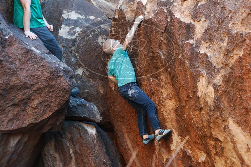 Bouldering in Hueco Tanks on 12/24/2018 with Blue Lizard Climbing and Yoga

Filename: SRM_20181224_1629131.jpg
Aperture: f/2.8
Shutter Speed: 1/200
Body: Canon EOS-1D Mark II
Lens: Canon EF 50mm f/1.8 II