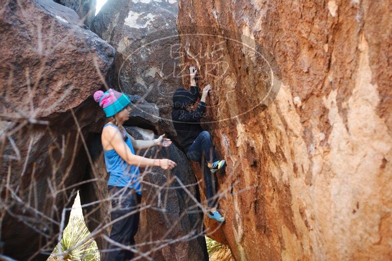 Bouldering in Hueco Tanks on 12/24/2018 with Blue Lizard Climbing and Yoga

Filename: SRM_20181224_1633070.jpg
Aperture: f/2.8
Shutter Speed: 1/200
Body: Canon EOS-1D Mark II
Lens: Canon EF 50mm f/1.8 II