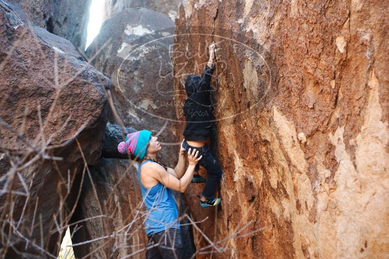 Bouldering in Hueco Tanks on 12/24/2018 with Blue Lizard Climbing and Yoga

Filename: SRM_20181224_1636351.jpg
Aperture: f/2.8
Shutter Speed: 1/200
Body: Canon EOS-1D Mark II
Lens: Canon EF 50mm f/1.8 II