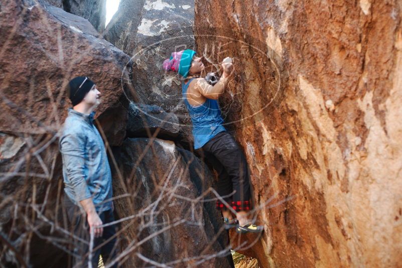 Bouldering in Hueco Tanks on 12/24/2018 with Blue Lizard Climbing and Yoga

Filename: SRM_20181224_1642390.jpg
Aperture: f/2.8
Shutter Speed: 1/200
Body: Canon EOS-1D Mark II
Lens: Canon EF 50mm f/1.8 II