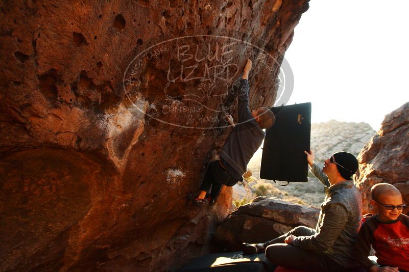 Bouldering in Hueco Tanks on 12/24/2018 with Blue Lizard Climbing and Yoga

Filename: SRM_20181224_1751190.jpg
Aperture: f/5.0
Shutter Speed: 1/200
Body: Canon EOS-1D Mark II
Lens: Canon EF 16-35mm f/2.8 L