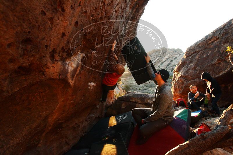 Bouldering in Hueco Tanks on 12/24/2018 with Blue Lizard Climbing and Yoga

Filename: SRM_20181224_1756520.jpg
Aperture: f/5.0
Shutter Speed: 1/200
Body: Canon EOS-1D Mark II
Lens: Canon EF 16-35mm f/2.8 L