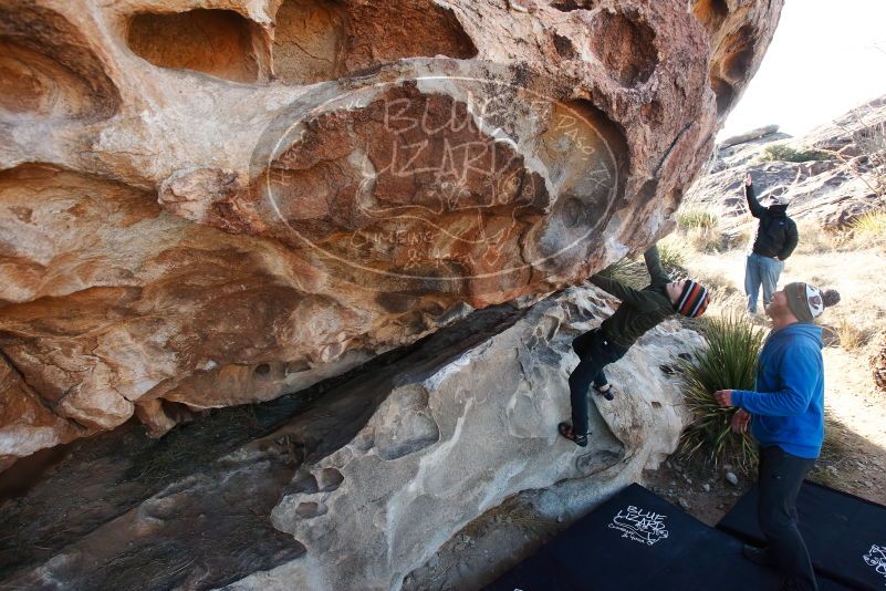 Bouldering in Hueco Tanks on 12/30/2018 with Blue Lizard Climbing and Yoga

Filename: SRM_20181230_1035090.jpg
Aperture: f/5.6
Shutter Speed: 1/200
Body: Canon EOS-1D Mark II
Lens: Canon EF 16-35mm f/2.8 L