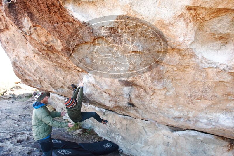 Bouldering in Hueco Tanks on 12/30/2018 with Blue Lizard Climbing and Yoga

Filename: SRM_20181230_1104310.jpg
Aperture: f/5.0
Shutter Speed: 1/200
Body: Canon EOS-1D Mark II
Lens: Canon EF 16-35mm f/2.8 L