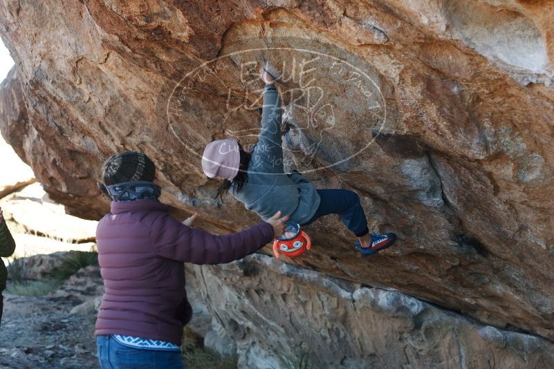 Bouldering in Hueco Tanks on 12/30/2018 with Blue Lizard Climbing and Yoga

Filename: SRM_20181230_1138091.jpg
Aperture: f/3.2
Shutter Speed: 1/400
Body: Canon EOS-1D Mark II
Lens: Canon EF 50mm f/1.8 II