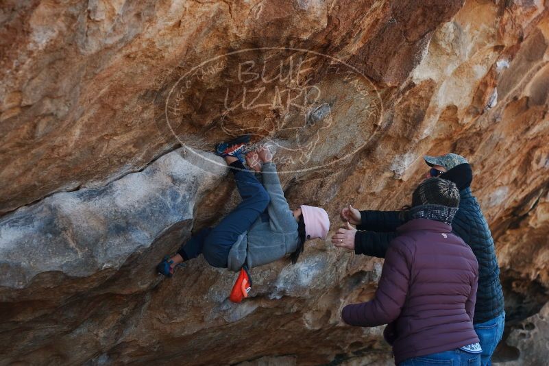 Bouldering in Hueco Tanks on 12/30/2018 with Blue Lizard Climbing and Yoga

Filename: SRM_20181230_1143450.jpg
Aperture: f/4.0
Shutter Speed: 1/320
Body: Canon EOS-1D Mark II
Lens: Canon EF 50mm f/1.8 II