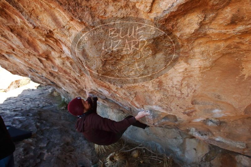 Bouldering in Hueco Tanks on 12/30/2018 with Blue Lizard Climbing and Yoga

Filename: SRM_20181230_1226470.jpg
Aperture: f/5.6
Shutter Speed: 1/250
Body: Canon EOS-1D Mark II
Lens: Canon EF 16-35mm f/2.8 L