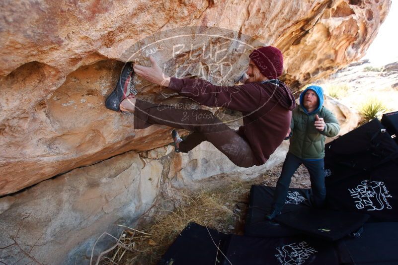 Bouldering in Hueco Tanks on 12/30/2018 with Blue Lizard Climbing and Yoga

Filename: SRM_20181230_1235220.jpg
Aperture: f/4.5
Shutter Speed: 1/250
Body: Canon EOS-1D Mark II
Lens: Canon EF 16-35mm f/2.8 L