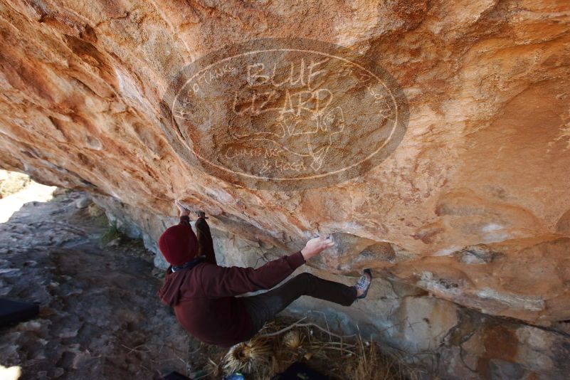 Bouldering in Hueco Tanks on 12/30/2018 with Blue Lizard Climbing and Yoga

Filename: SRM_20181230_1245580.jpg
Aperture: f/5.6
Shutter Speed: 1/250
Body: Canon EOS-1D Mark II
Lens: Canon EF 16-35mm f/2.8 L