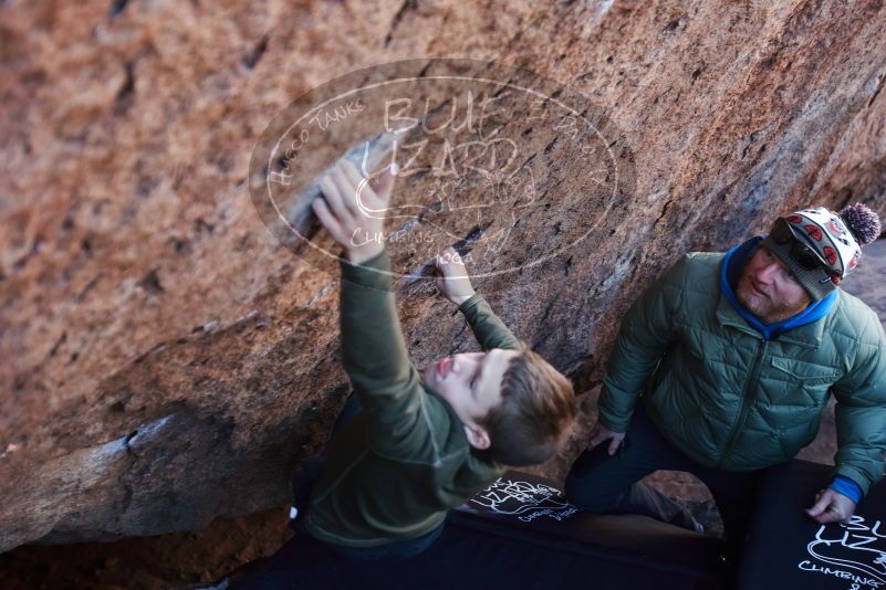 Bouldering in Hueco Tanks on 12/30/2018 with Blue Lizard Climbing and Yoga

Filename: SRM_20181230_1345460.jpg
Aperture: f/2.8
Shutter Speed: 1/250
Body: Canon EOS-1D Mark II
Lens: Canon EF 16-35mm f/2.8 L