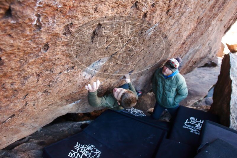 Bouldering in Hueco Tanks on 12/30/2018 with Blue Lizard Climbing and Yoga

Filename: SRM_20181230_1351130.jpg
Aperture: f/4.0
Shutter Speed: 1/250
Body: Canon EOS-1D Mark II
Lens: Canon EF 16-35mm f/2.8 L